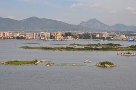 Olbia, vista dal Palazzo Comunale.