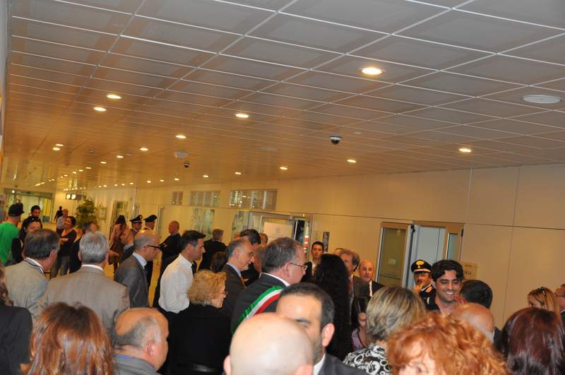 Inaugurazione mostra: IL PLANETARIO DI ARCHIMEDE RITROVATO, Aeroporto Olbia Costa Smeralda, Aerostazione passeggeri, Sardegna, Italy, 28 aprile 2010.