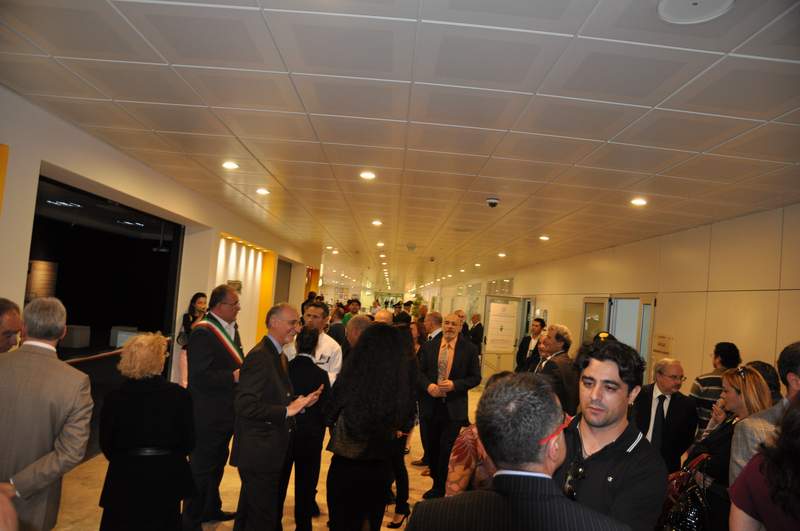 Inaugurazione mostra: IL PLANETARIO DI ARCHIMEDE RITROVATO, Aeroporto Olbia Costa Smeralda, Aerostazione passeggeri, Sardegna, Italy, 28 aprile 2010.
