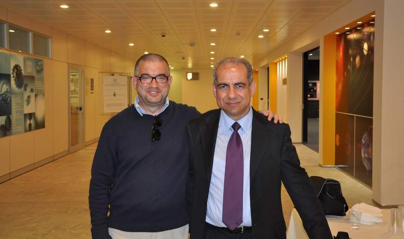 Da sinistra: Giuseppe Pisanu (Archeologo) e Giovanni Pastore.