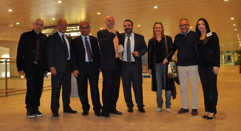 Da sinistra: Jos Luis Sanchez Soler, Silvio Pippobello, Giovanni Pastore, Rubens DOriano, Stefano Conconi, Giovanna Pietra, Giuseppe Pisanu, Maria Assunta Fodde.