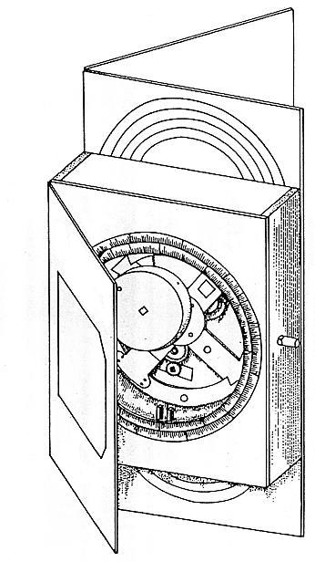 Disegno di ricostruzione di Derek De Solla Price, 1974