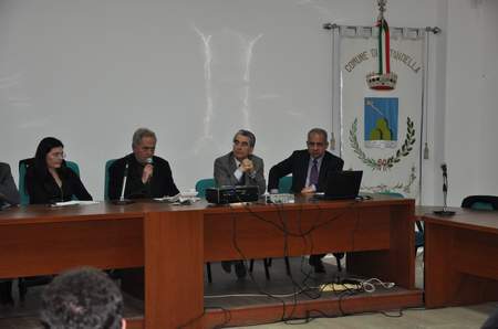 Da sinistra: Maria Cuccarese, Battista D'Alessandro, Antonio De Siena, Giovanni Pastore.