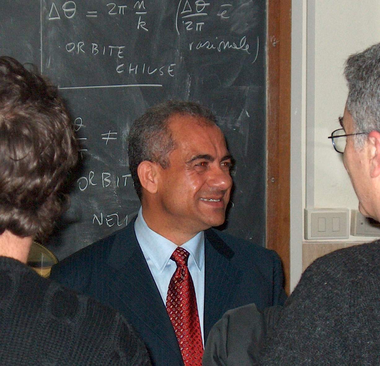 Giovanni Pastore dopo una recente conferenza al Dipartimento di Matematica dell'Universit di Roma "La Sapienza"