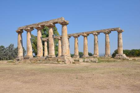 Metaponto, Tempio dorico, detto delle Tavole Palatine.