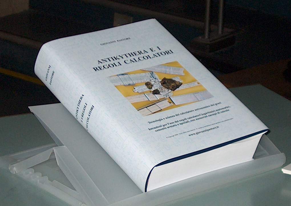 Book by Giovanni Pastore - ANTIKYTHERA E I REGOLI CALCOLATORI
